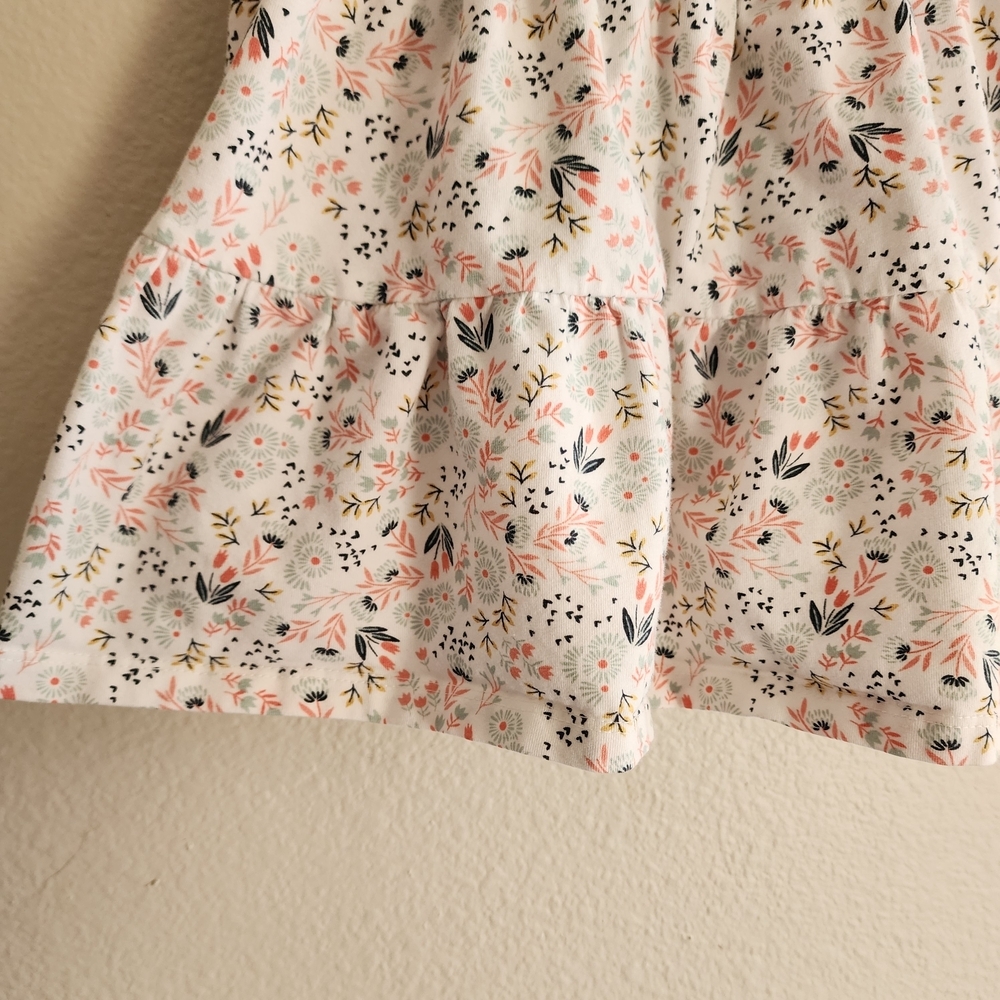 Savannah Floral Dress with Pink and Cream Tones - Picture 4 of 8